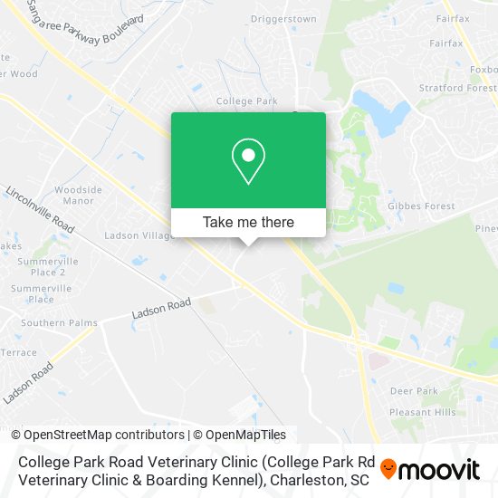 Mapa de College Park Road Veterinary Clinic (College Park Rd Veterinary Clinic & Boarding Kennel)