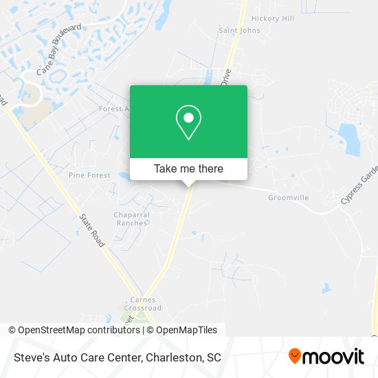 Steve's Auto Care Center map