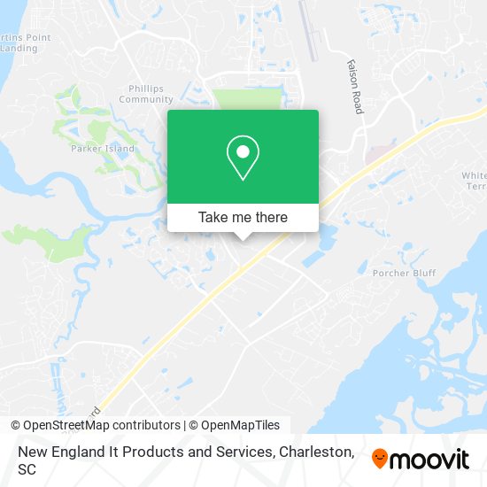 New England It Products and Services map