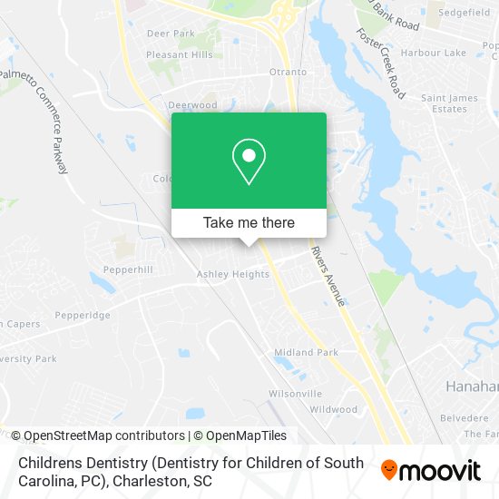 Mapa de Childrens Dentistry (Dentistry for Children of South Carolina, PC)