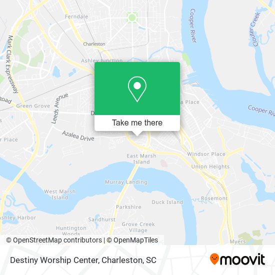 Mapa de Destiny Worship Center