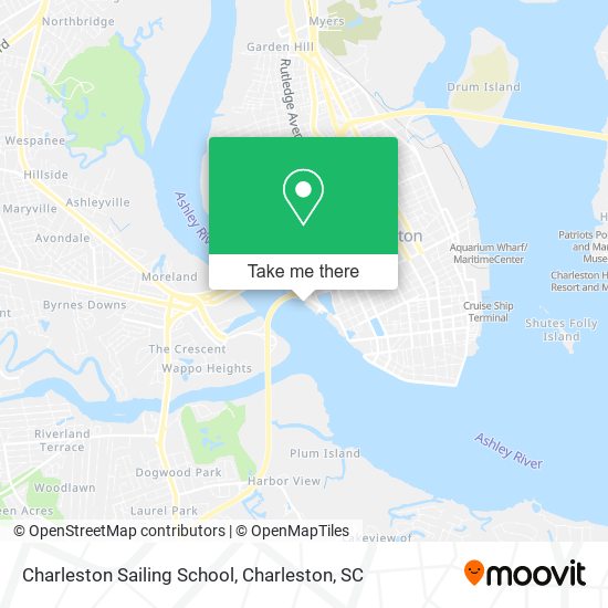 Mapa de Charleston Sailing School
