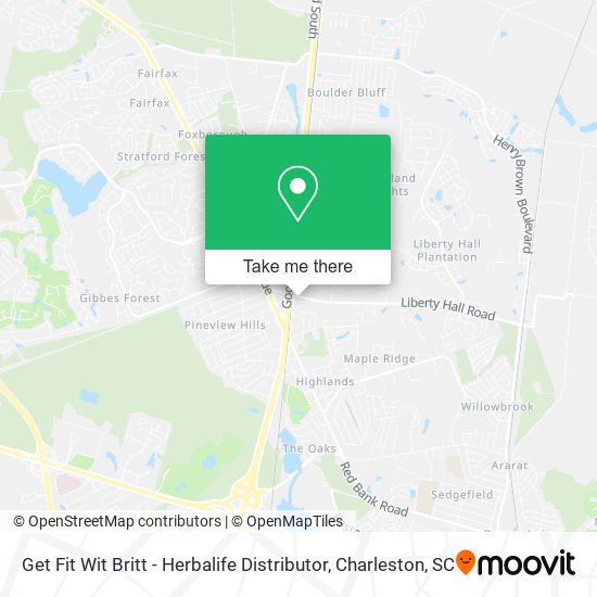 Mapa de Get Fit Wit Britt - Herbalife Distributor
