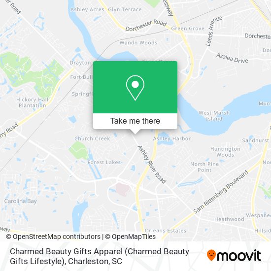 Mapa de Charmed Beauty Gifts Apparel