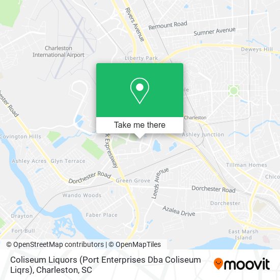 Mapa de Coliseum Liquors (Port Enterprises Dba Coliseum Liqrs)