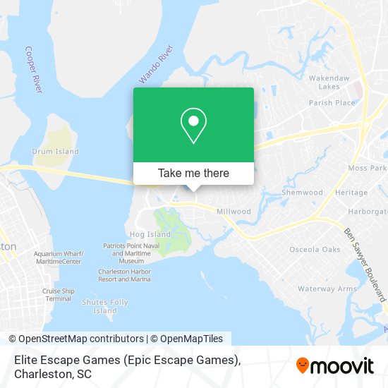 Mapa de Elite Escape Games (Epic Escape Games)