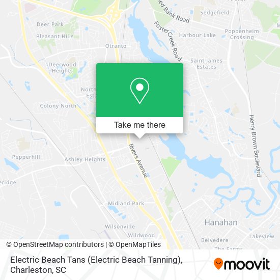 Mapa de Electric Beach Tans (Electric Beach Tanning)