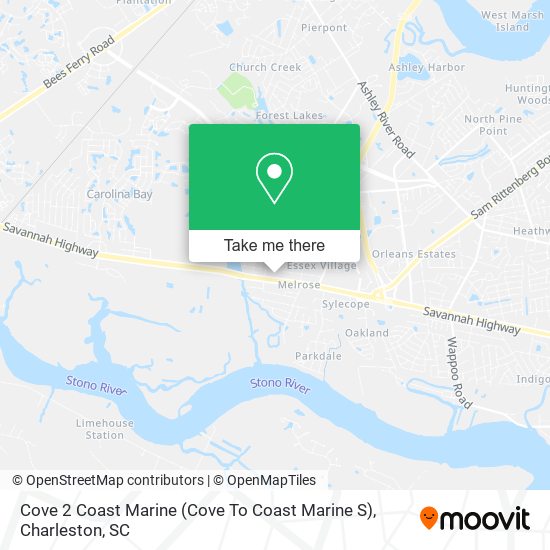 Cove 2 Coast Marine (Cove To Coast Marine S) map