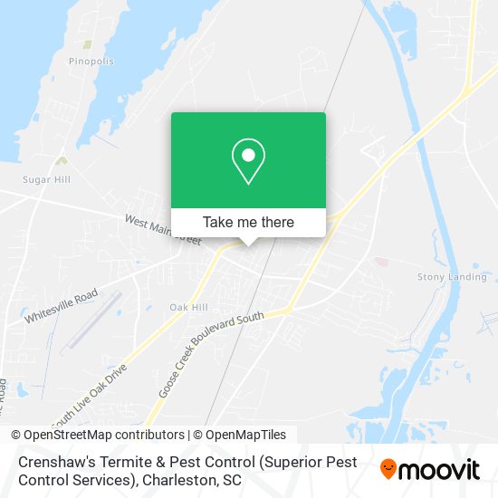 Mapa de Crenshaw's Termite & Pest Control (Superior Pest Control Services)