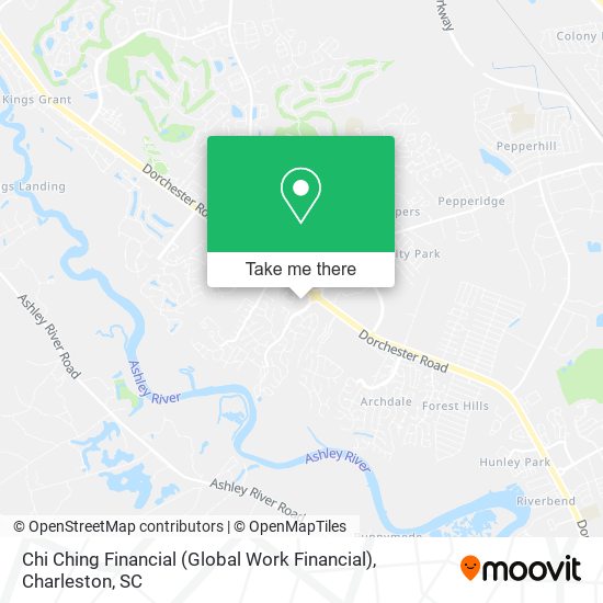 Mapa de Chi Ching Financial (Global Work Financial)