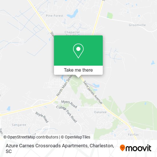 Azure Carnes Crossroads Apartments map