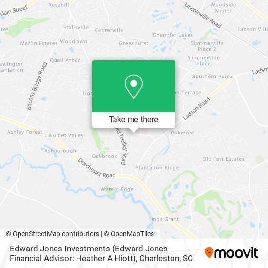 Mapa de Edward Jones Investments (Edward Jones - Financial Advisor: Heather A Hiott)