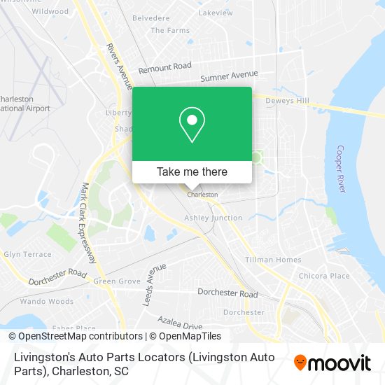 Mapa de Livingston's Auto Parts Locators (Livingston Auto Parts)