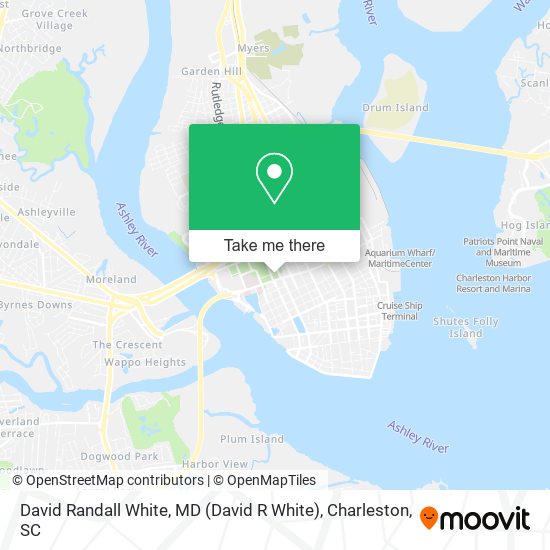 Mapa de David Randall White, MD (David R White)