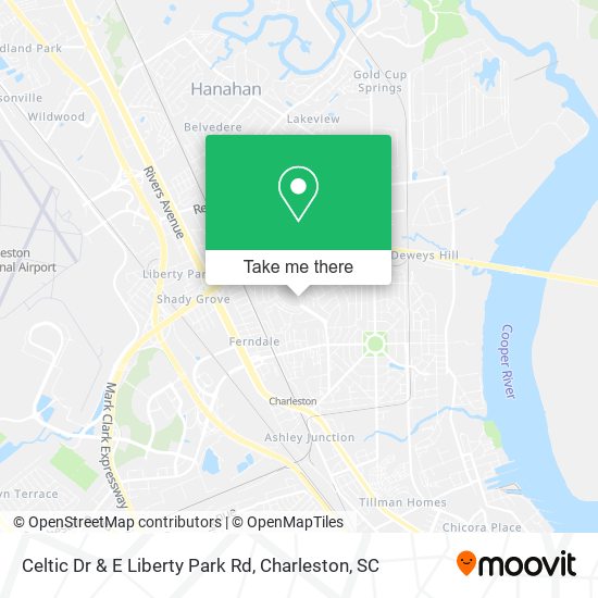 Celtic Dr & E Liberty Park Rd map