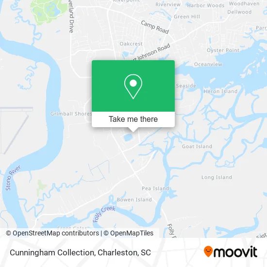 Cunningham Collection map