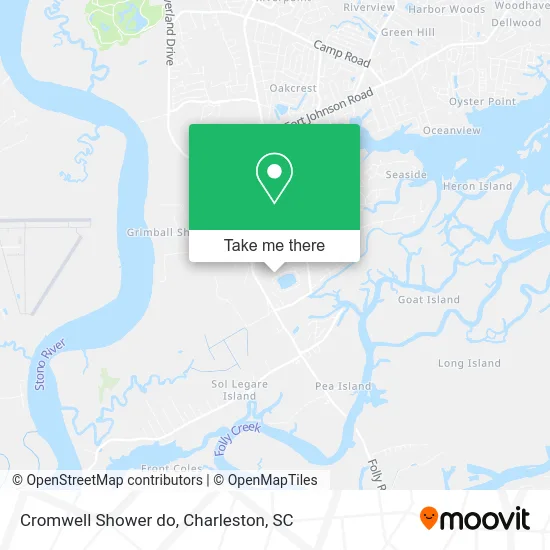 Cromwell Shower do map