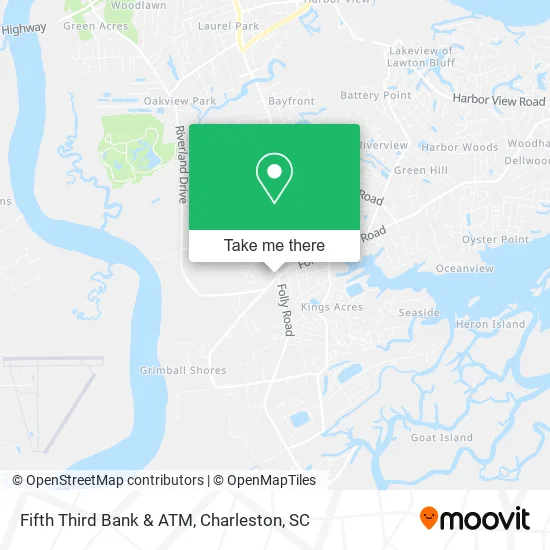 Fifth Third Bank & ATM map