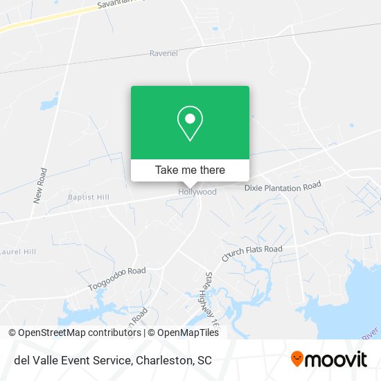 del Valle Event Service map