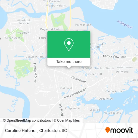 Caroline Hatchell map