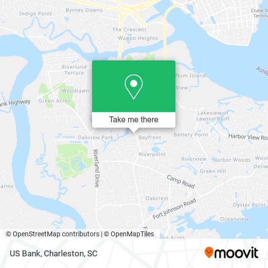 Mapa de US Bank