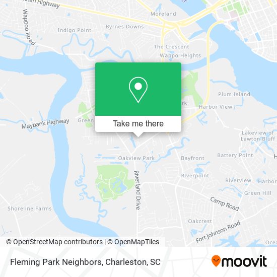 Fleming Park Neighbors map