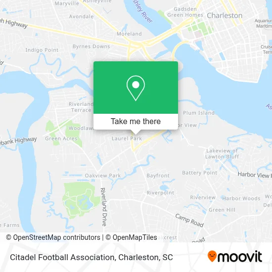 Citadel Football Association map