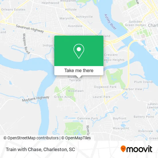 Train with Chase map