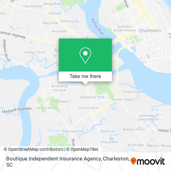 Mapa de Boutique Independent Insurance Agency