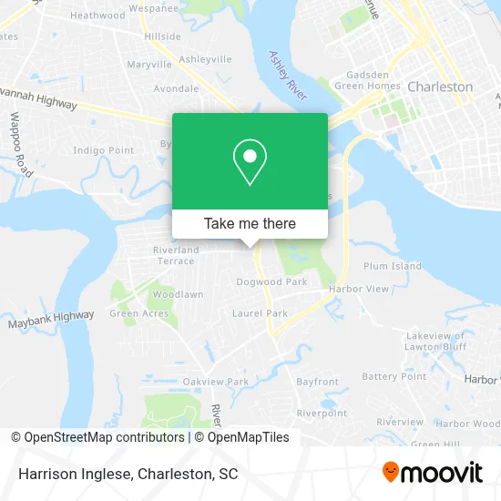 Harrison Inglese map