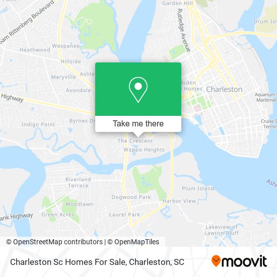 Mapa de Charleston Sc Homes For Sale