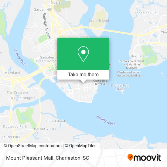 Mount Pleasant Mall map