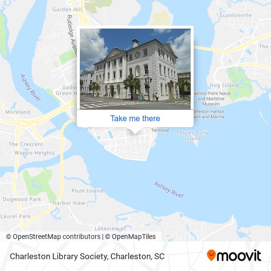Mapa de Charleston Library Society