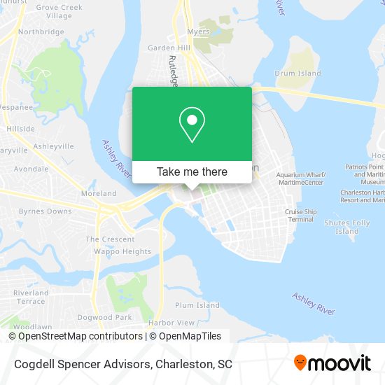 Cogdell Spencer Advisors map