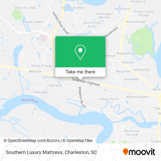 Southern Luxury Mattress map