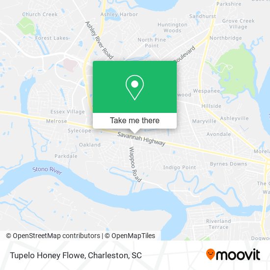 Tupelo Honey Flowe map