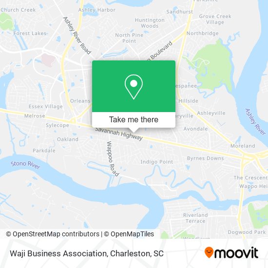Waji Business Association map