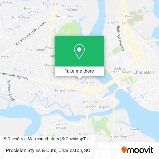 Precision Styles & Cuts map