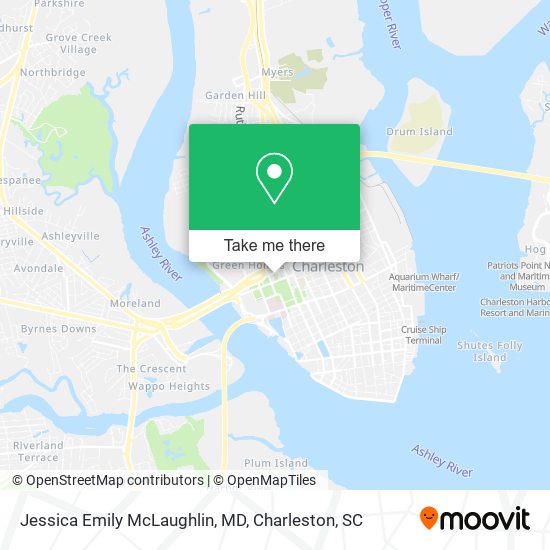 Jessica Emily McLaughlin, MD map