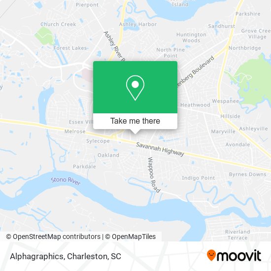 Mapa de Alphagraphics