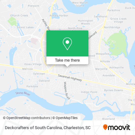 Mapa de Deckcrafters of South Carolina