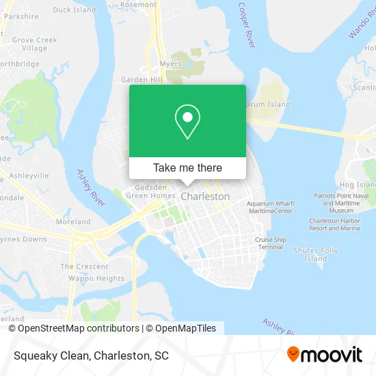 Squeaky Clean map
