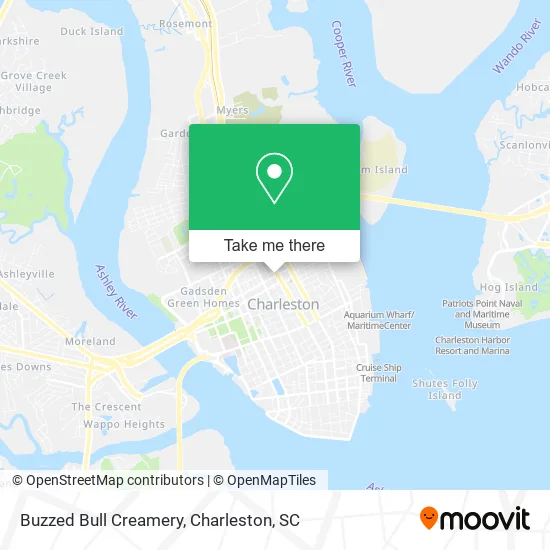 Buzzed Bull Creamery map