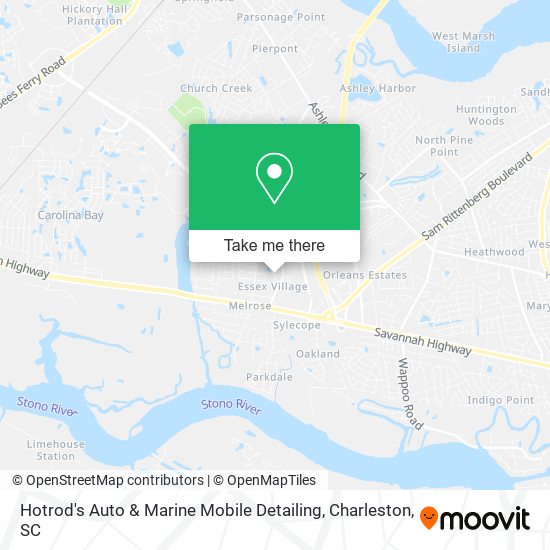 Hotrod's Auto & Marine Mobile Detailing map