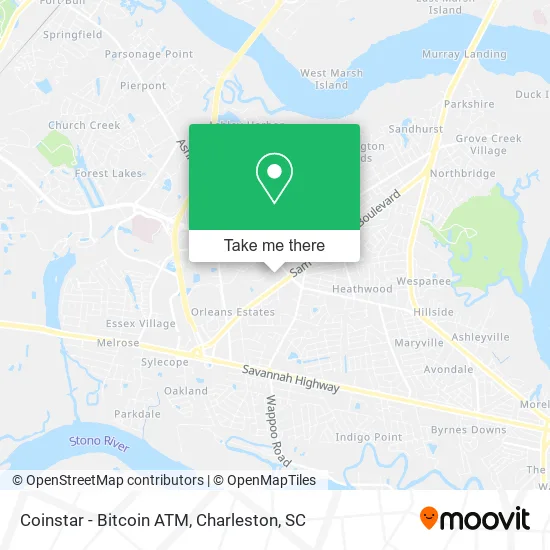 Coinstar - Bitcoin ATM map