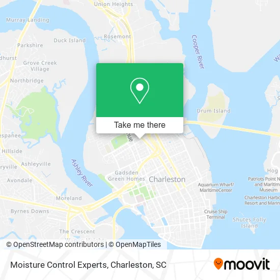 Moisture Control Experts map