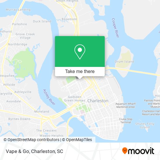 Vape & Go map