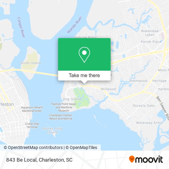 Mapa de 843 Be Local