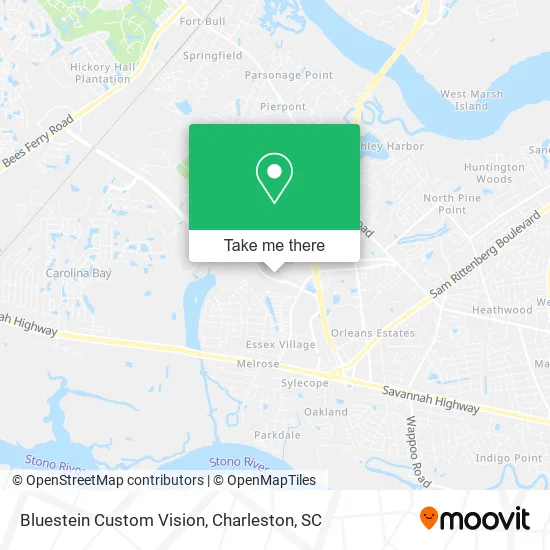 Bluestein Custom Vision map