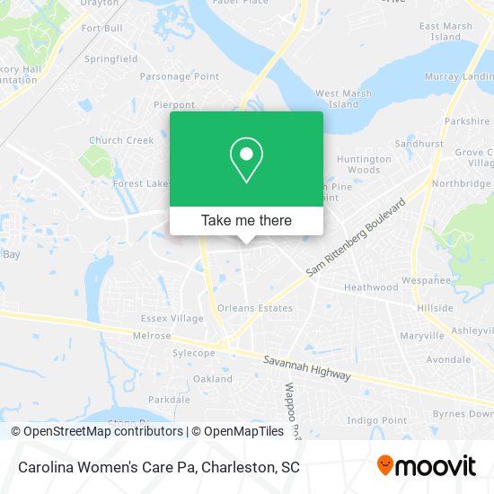 Mapa de Carolina Women's Care Pa